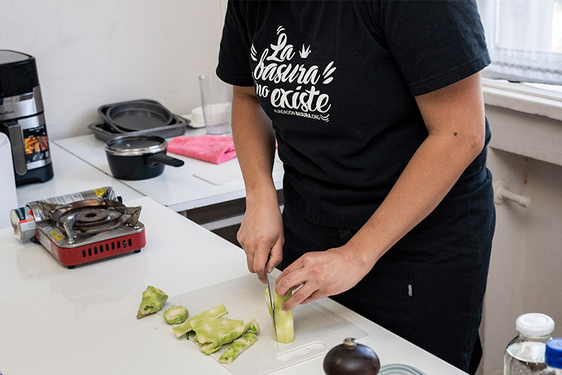 cero desperdicio taller cocina